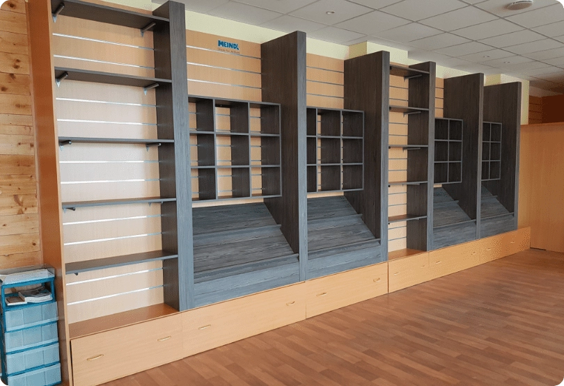 Aménagement Professionnels Sur Mesure Magasin Rangement Rayon